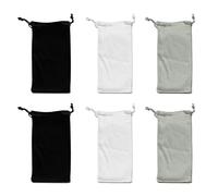 6 Pieces Glasses Storage Bag, Portable Glasses Bag, Drawstring Glasses Bag, Fashionable Glasses Bag, Glasses Dust Bag, Glasses Accessories