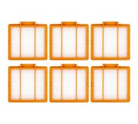 (6 Pieces) HEPA Filters Compatible With Shark RV2820YE, AV2800ZE, AV2810YS, AV2501AE, RV2502AE, AV2501S AV2511AE RV2410WD RV2610WA RV2610WD RV2620WD, Robot Vacuum Filter Accessories, Replacement Parts