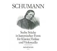 6 Pieces in Canonic Form, Op.56 (Piano Trio (violin, Cello & Piano))