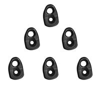 6 Pieces Kayak Canoe Single Eyelet Tie Down Loop Safety Deck Fitting | 6 pieces,screw hole 4mm,line hole 7.5mm,size 19x28.5x16mm,for kayak canoe deck rigging,bungee,line,easy install