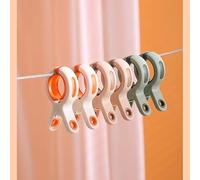 6 Pieces Large Bath Towel Clips Windproof Beach Towel Clips Plastic Clothes Pegs Towel Holder Windproof Clips on Beach and Sun Lounger for Lounger Pool Chair Laundry Quilt (6 Mixed Colours)