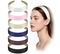 6 Pieces Large Hair Bands for Women DIY Colourful: 3 cm Classic, Ideal for Women and Girls