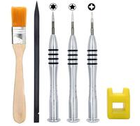 6 Pieces MacBook Screwdriver Tool Kit,1.2mm 5-Point P5 Pentalobe + 6-Point T5 Torx + 1.5mm PH000 Cross Screwdriver for Repair MacBook Air 13” 15”and Pro Retina Display