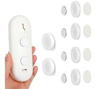6 Pieces Magnetic Remote Control Holder, Wall Remote Control Holder, Remote Control Organizer, Wall Remote Control Holder for TV Remote Control Charging Socket