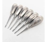 (6 pieces mixed) Dental Tongue Scraper Quite Minimally Invasive Tooth Extraction Tools Tooth Extracting Elevator Root Elevator