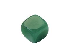 6 Pieces Natural Crystal Ice Particles, Quick-Frozen Ice Cubes for Whiskey & Red Wine, Reusable Drink Stones Set(Aventurine)