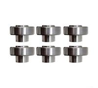 6 Pieces Non Standard Raised 608ZZ Bearings Crafted from Stainless Steel for Fitness Equipment Suitable for Maintenance and Repair