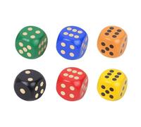 6 Pieces Of 4Cm Wooden Dice, Game Accessories, Interactive Games, Throwing Games, Creative Puzzle Toys.