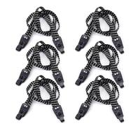 6 Pieces Of Elastic Straps, Bicycle Luggage Ties, Adjustable Straps, Luggage Fixing Tools, Travel Supplies.