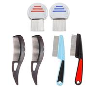 6 Pieces Of Fine-Tooth Comb, Hair Care Supplies, Multi-Functional Comb, Hair Combing Tools.