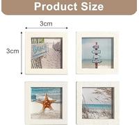 6 Pieces Of Mini Landscape Wall Decoration, Summer Vacation Series, Beach Landscape Photo Frame, Suitable For Decorating Doll Houses, Living Rooms, Bedrooms.