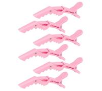 6 Pieces Of Pink Hairpins, Su Liang Hairpins, Hair Fixing Hairpins, Hair Salon Auxiliary Tools, Anti-Slip Hairpins.