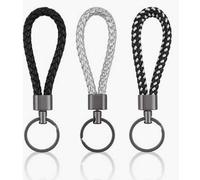 6 Pieces of Woven Keychain, Practical, Portable and Anti-Lost, Durable Leather Rope, Car Interior Pendant.