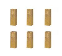 6 Pieces Paper Wine Bag Portable Box Packing Bag Suitable for Gift for Wine Lovers and Business Professionals