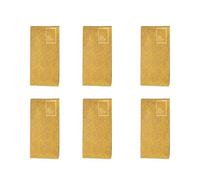 6 Pieces Paper Wine Bag Portable Box Packing Bag Suitable for Gift for Wine Lovers and Business Professionals