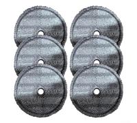 6 Pieces Replacement Mop Cloth for A9 For Steam Mop Cloth Robot Vacuum Cleaner, Designed for Removing Footprints, Juice, and Various Stains