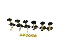 6 Pieces/set Guitar Tuners: Classical Center Hole Folk Long Tail Locking Tuners(Ballad)