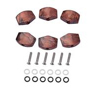 6 Pieces/Set Guitar Tuning Peg Buttons, Tuning Peg Buttons Machine Heads Buttons for Guitar