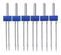 6 Pieces Sewing Machine Stretch Twin Needle, Double Needles, Jersey Sewing Machine, for Home Sewing Machine