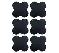 6 Pieces Shock Absorbing Noise Reduction | Treadmill Pad For Floor - Non-Slip Foot Bike Trainer Mat, Rowing Machine Pad | For Home, Office, Apartment, Garage, Workout, Fitness, Sports Training
