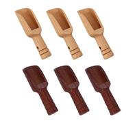 6 Pieces Small Wooden Spoon, Small Tea Spatula, Mini Wooden Spoon, Spice Spoon, Wooden Quality Spoon, Wooden Spoon Set, Small Wooden Spoon for Kitchen Spices