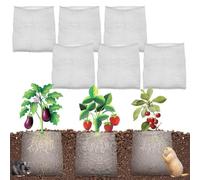 6 Pieces Stainless Steel Root Protectors for Plants, Baskets for Vules Stainless Steel Wire Mesh Bag for Roots of Trees Flowers Vegetables