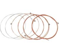 6 Pieces Steel Core Folk Guitar 6 String Replacement Sets Stainless Steel Acoustic Guitar Strings Kits For Folk Guitars Acoustic Guitar Strings Folk Guitar Strings 6 Steel Guitar Strings 6 String Set