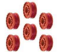 6 Pieces Strimmer Spool Line Compatible with Worx WG180 WG163 WG175, Lawn Mower Spool Wire Replacement for 20V Cordless Strimmer (1.65mm x 3m)