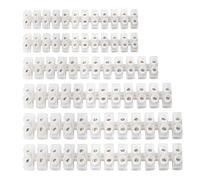 6 Pieces Terminal Block, Wire Connector, Cable Connector Brass Terminal Block, Household Connector Block 2 Pieces 3a, 2 Pieces 15a, 1 Piece 6a, 1 Piece 10a.