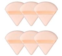 6 Pieces Triangle Powder Puff Soft Makeup Sponge Make Puff for Face Powder setting powder beauty blender sponge makeup tool