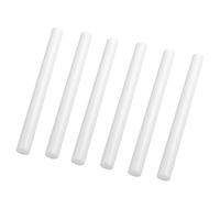6 Pieces White Nylon Round Rod 300mm Length 3-8mm Diameter Solid Plastic Bar for CNC Machining, DIY & Model Making(Diameter 5mm)
