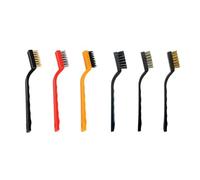 6 Pieces Wire Brush, Gas Stove Cleaning Brush, Stain Removal Wire Brush, Crevice Brush Set, Kitchen Stove Brush