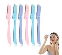 6 Pieces Women's Hair Shaver, 6 Pieces Eyebrow Razor, Razor Blades for Face, Eyebrow Face Razor, for Cutting and Shaping Eyebrows