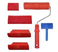 6 Pieces Wood Graining Tool Set Texture Textured Art Tool for Indoor Floors Room