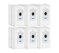 (6 Pieces) X5 Pro Omni Replacement Dust Bags Compatible With ECOVACS DEEBOT X5 Pro Omni/ X2/ X2 Omni/ X2 Pro/ X5 Omni/ DEX86 T30S AI Vacuum Cleaner, With Activated Carbon Filter Layer, Disposable Bags