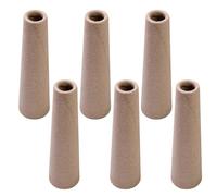 6 Pieces Yarn Cones - Industrial Thread Spool, Yarn Bundles |.Taper Spindle, Knitting Yarn Cone, Machine Knitting Yarn, Yarn Strand Cone, Serger Yarn Cone, Yarn Pack For Crochet Enthusiasts
