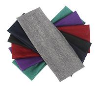 6 Pieces Yoga Cotton Headbands, Elastic Head Bands for Teans and Women Assorted Colours