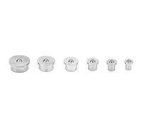 6 piezas Pasador de Puntos centrales de espiga y espiga para carpintería Herramienta de marcado Central de Acero inoxidable de 4 mm a 12 mm para alineación de Juntas de