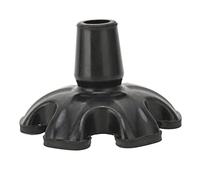 6 Pillar Cane Tips Walking Sticks Replacement Tips Black Rubber Non-Slip 19mm Crutch Tips for Walking Shooting Sticks Durable Rubber Material Long Service Life