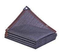 6-Pin Black Shade Net Durable & Lightweight Sun Blocker Windproof Garden Canopy for Outdoor Plants & Barn - 6x10m with Grommets for Easy Installation