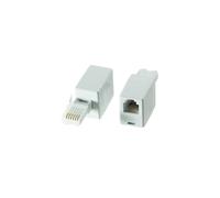 Loops 6 Pin BT Plug to RJ11 Female Socket Converter Adapter - Fax Modem Router Telephone