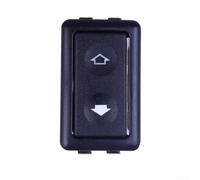 6 Pin Electric Power Window Switch for Driver Side Master Control - Black Rocker Button 12V-24V Automotive Glass Lifter Replacement
