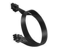 6 Pin EPS to 6+2 Pin PCIe Power Cable pins-78cm, Male-to-Male, 10A Rating, Compatible with Corsair/Thermaltake/ARESGAME PSUs