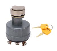 6 Pin Excavator Ignition Start Switch with Key Protection Cover Ignition Starter Switch for Hitachi EX200