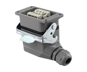 6 Pin Industrial Rectangular Connector for Heavy Duty Electrical Performance in Challenging Environments (6 core lateral line)