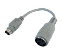 kenable 6 Pin Mini Din Male to 5 Pin Din Female Keyboard Adapter