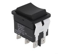 6 Pin Momentary Rocker Switch On Off On 20A 125 250V AC HY12-9-3 Push Button for Toggle Switch Robust for Electrical Panels Tools and Equipment