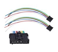 6 Pin Rear Tail Light Lamp Harness Connector Plug Wiring 2Pcs fit for Peugeot 206 207 307 308 fit for Citroen C2 C3 1606248780,6441.AP