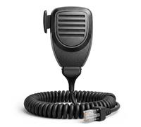 6 Pin RJ45 Microphone for Kenwood Mobile Radio, Handheld Speaker Mic with PTT Compatible with TK-6110K TK-630 TK-705 TK-760 TK-768 TK-868 TK-980 NX-700 NX-800 TM-271A TM-471A Car Truck Two Way Radio