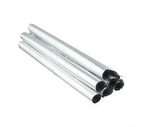 6 Pipe Insulation Foam Tubes with Aluminum Foil Wrap for Heating Pipes Protection from Outdoor Weather and Physical Damage